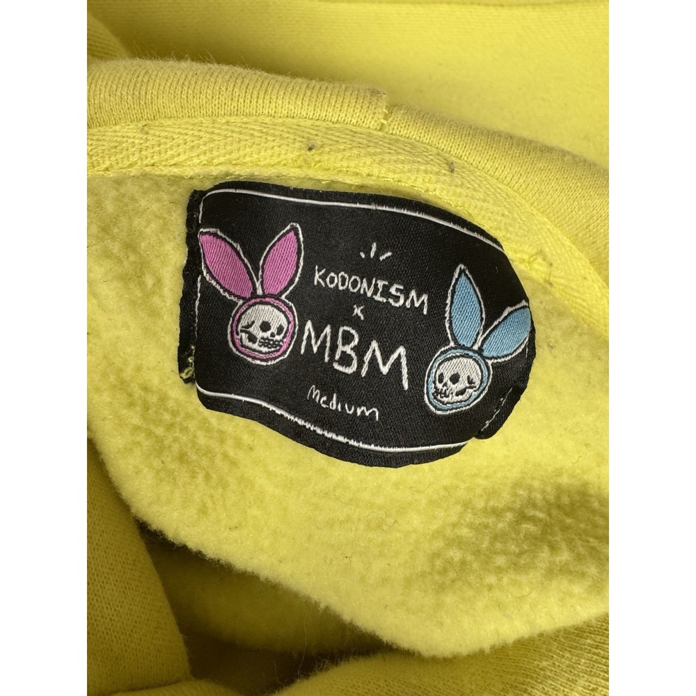 Kodonism x MBM Hoodie Yellow Kodone Graphic Sweatshirt Skater M - Picture 6 of 9